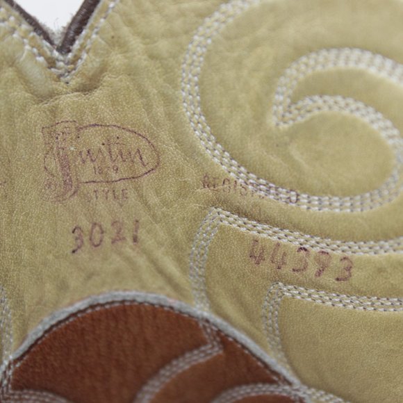 Justin #3021 Cognac Smooth Ostrich Cowboy Western Boots Men\'s Size 9 D 9D main image 12